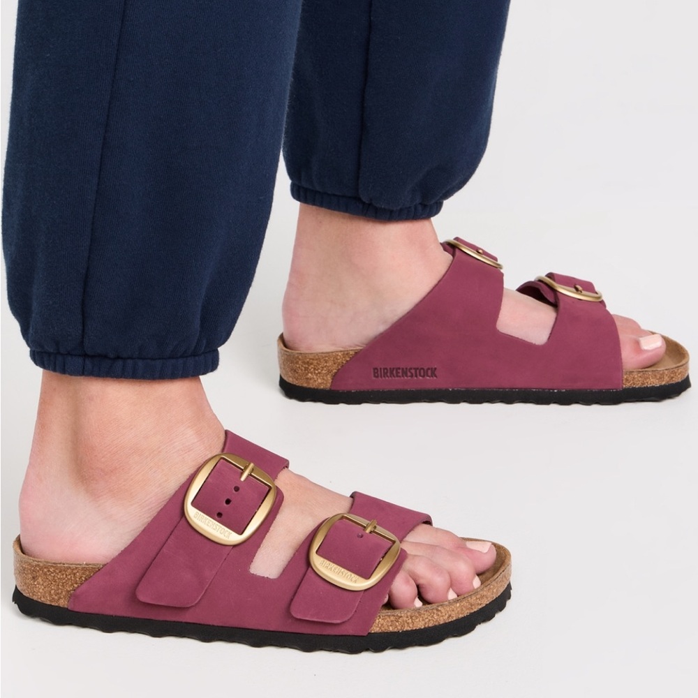 NWT Birkenstock Big Buckle Sandals Arizona Sz 37